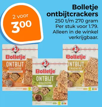 Aanbieding: Bolletje ontbijtcrackers