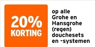 Aanbieding: douchesets en -systemen
