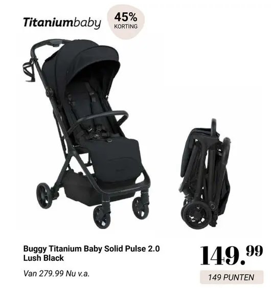 Aanbieding: Buggy Solid Pulse 2.0 Lush Black