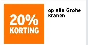 Aanbieding: Grohe kranen