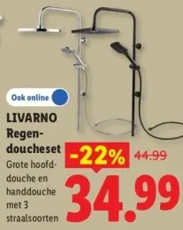 Aanbieding: Regendoucheset