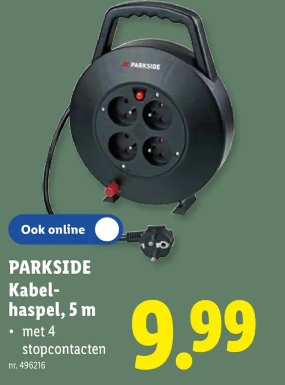 Promotie: Kabelhaspel