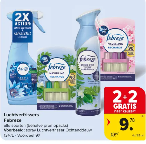 Promotie: Luchtverfrissers