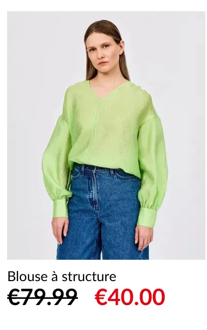 Offre: Blouse à structure