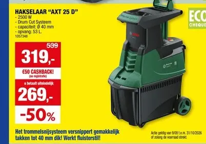 Promotie: Hakselaar AXT 25 D