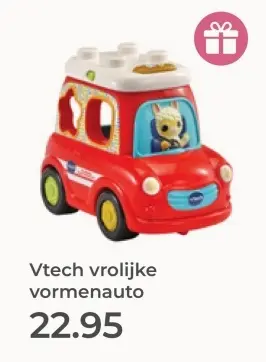 Aanbieding: vrolijke vormenauto