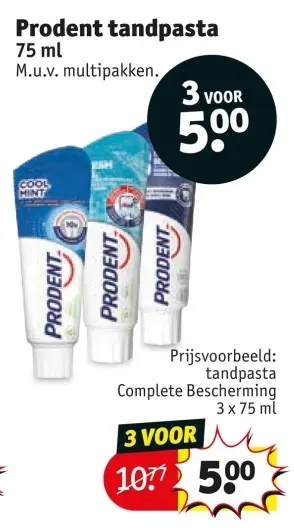 Aanbieding: tandpasta