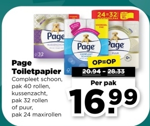 Aanbieding: Page Toiletpapier