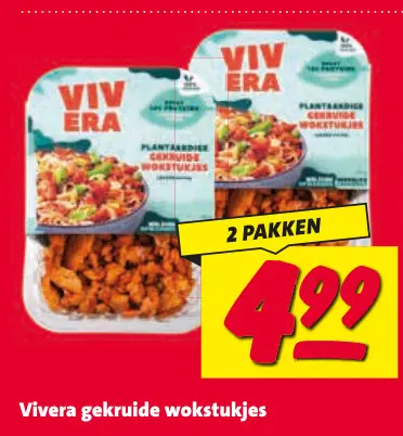 Aanbieding: Vivera gekruide wokstukjes