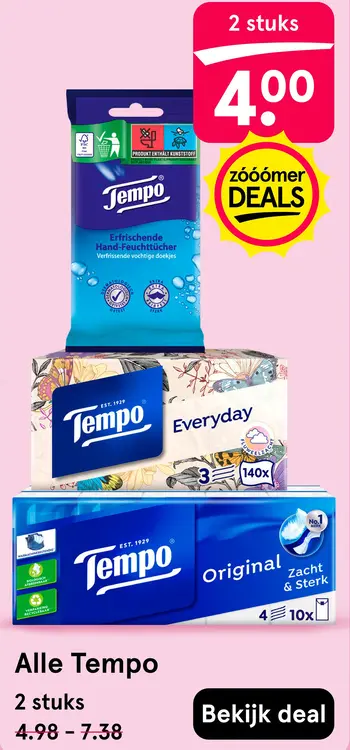 Aanbieding: Tempo