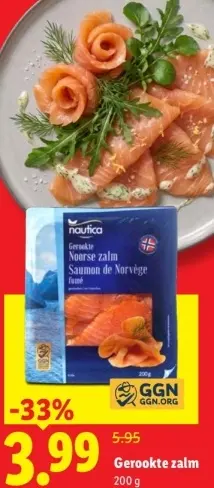 Aanbieding: Gerookte Noorse zalm
