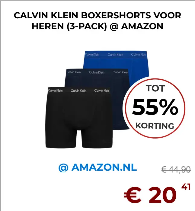 Aanbieding: Boxershorts
