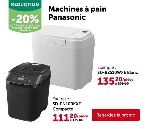 Offre: Machines à pain