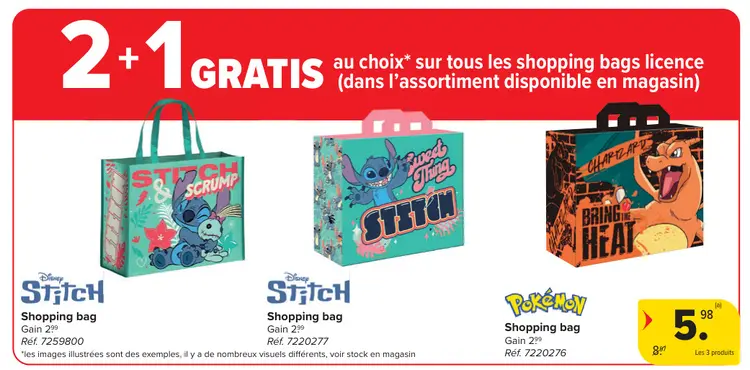 Offre: Shopping bag