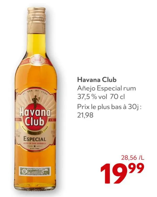 Offre: Havana Club Añejo Especial rum