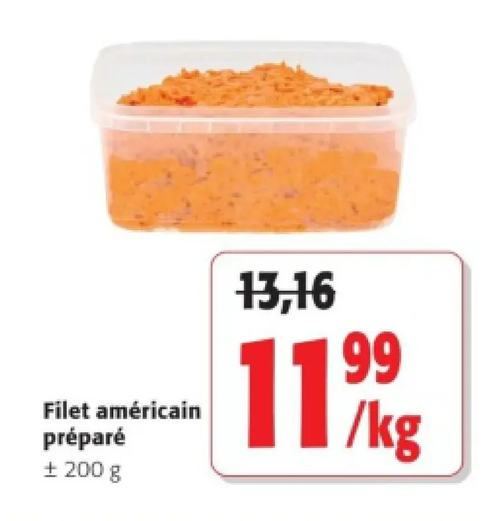 Offre: Filet américain préparé