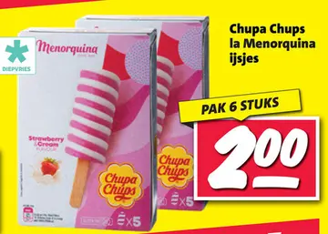 Aanbieding: Chupa Chups la Menorquina ijsjes