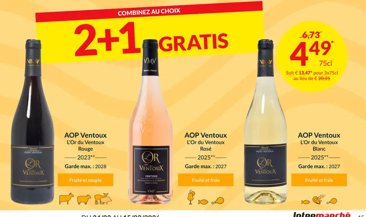 Offre: AOP Ventoux L'Or du Ventoux