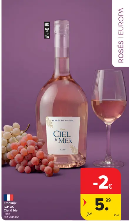 Promotie: Ciel & Mer Rosé