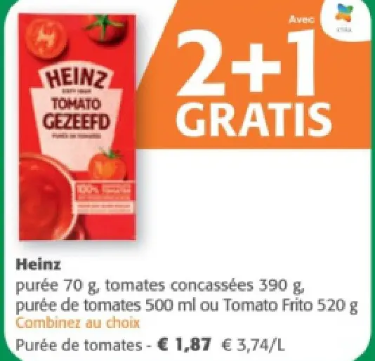 Offre: Purée de tomates