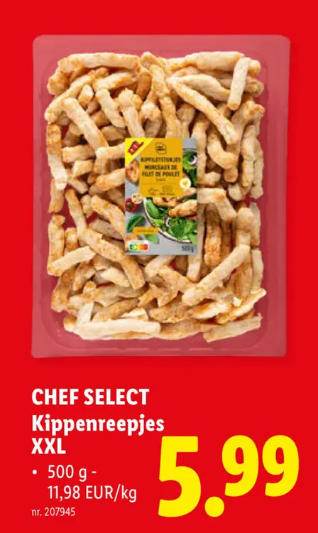 Promotie: Kippenreepjes XXL