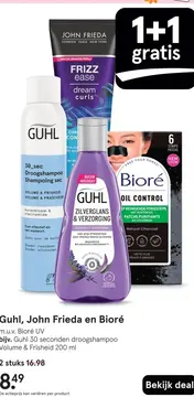 Aanbieding: Guhl, John Frieda en Bioré