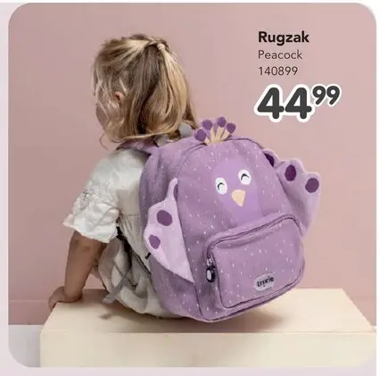 Promotie: Rugzak Peacock