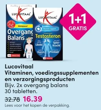 Aanbieding: Vitaminen, voedingssupplementen en verzorgingsproducten