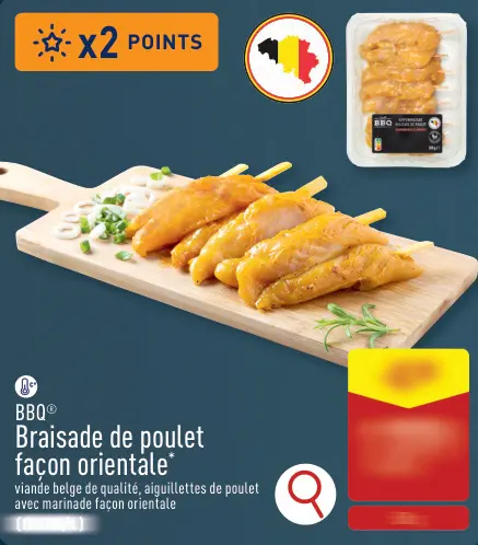 Offre: Braisade de poulet façon orientale