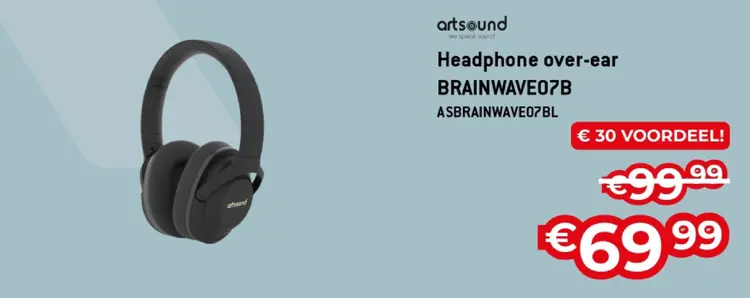 Promotie: Headphone over-ear BRAINWAVE07B