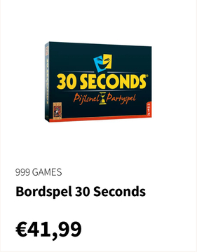 Aanbieding: Bordspel - 30 Seconds