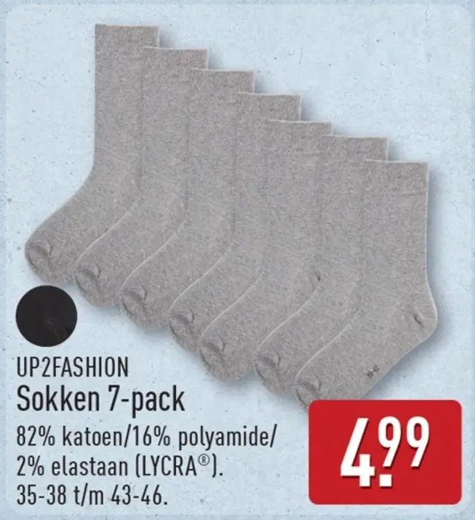 Aanbieding: Sokken 7-pack