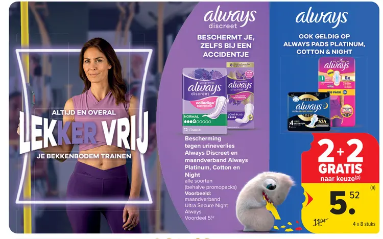 Promotie: Always Discreet and Always Platinum, Cotton a