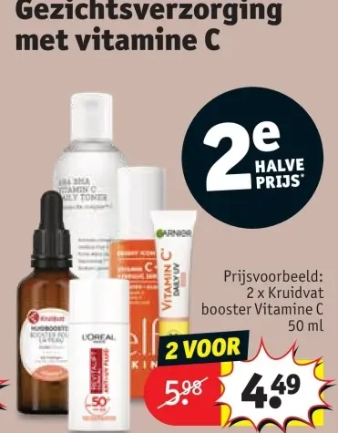 Promotie: Gezichtsverzorging met vitamine C