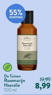 Aanbieding: De Tuinen Rozemarijn Haarolie