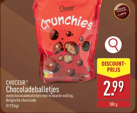 Promotie: Choceur® Chocoladeballetjes