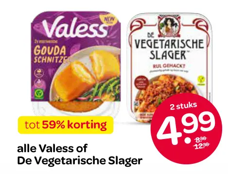 Aanbieding: Valess of De Vegetarische Slager