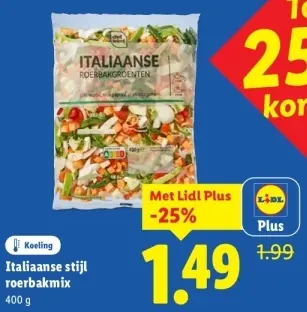 Aanbieding: Italiaanse roerbakgroenten