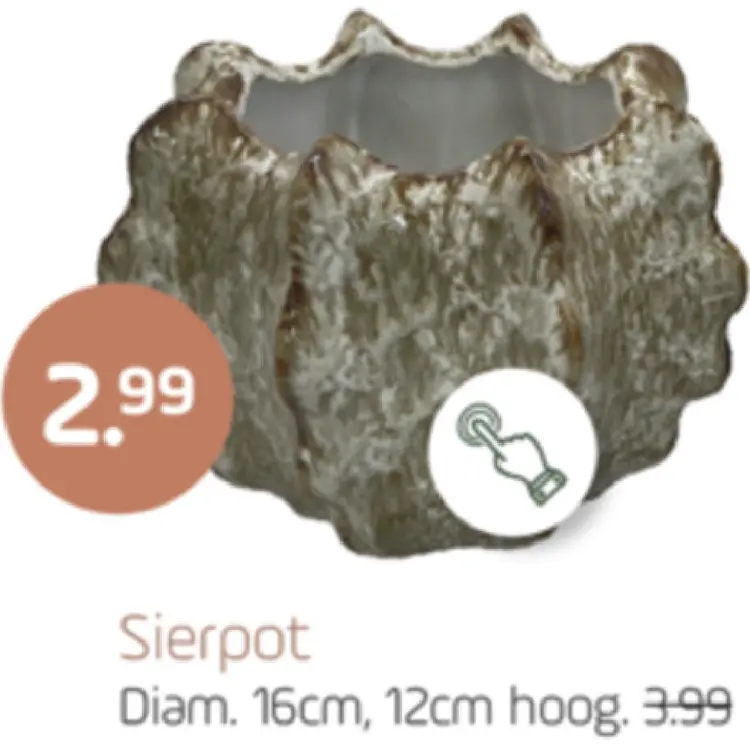 Aanbieding: Sierpot