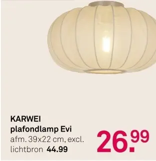 Aanbieding: plafondlamp Evi