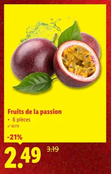 Offre: Fruits de la passion