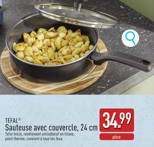 Offre: TEFAL® Sauteuse avec couvercle, 24 cm