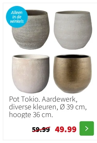 Aanbieding: Pot Tokio