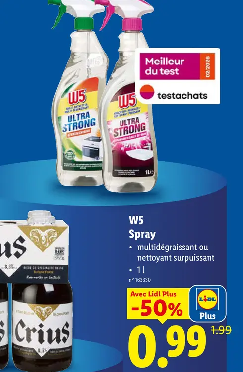 Offre: W5 Spray