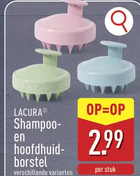 Promotie: Shampoo- en hoofdhuidborstel