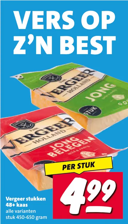 Aanbieding: Stukken 48+ kaas