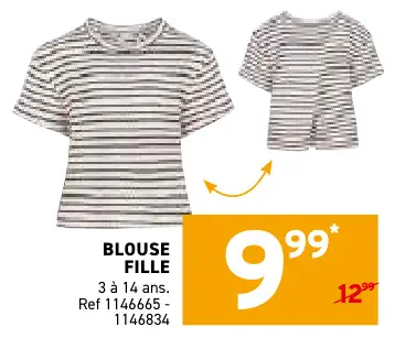 Offre: Blouse fille