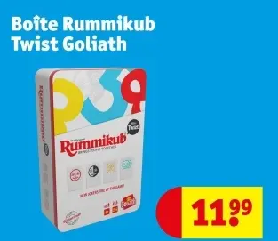 Offre: Boîte Rummikub Twist
