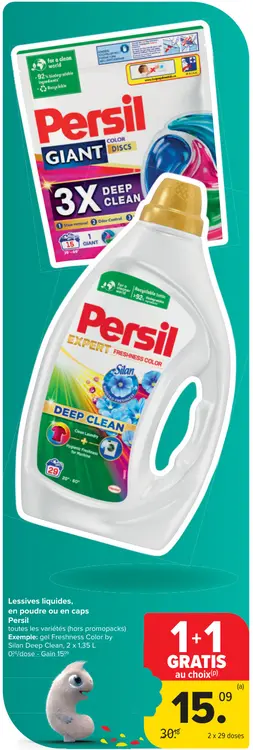 Offre: Lessives liquides, en poudre ou en caps