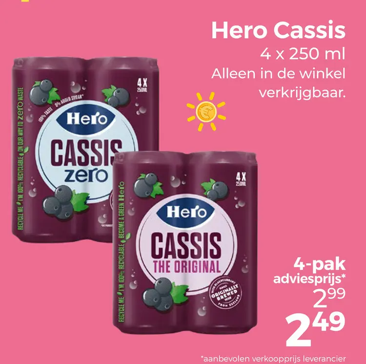 Aanbieding: Cassis